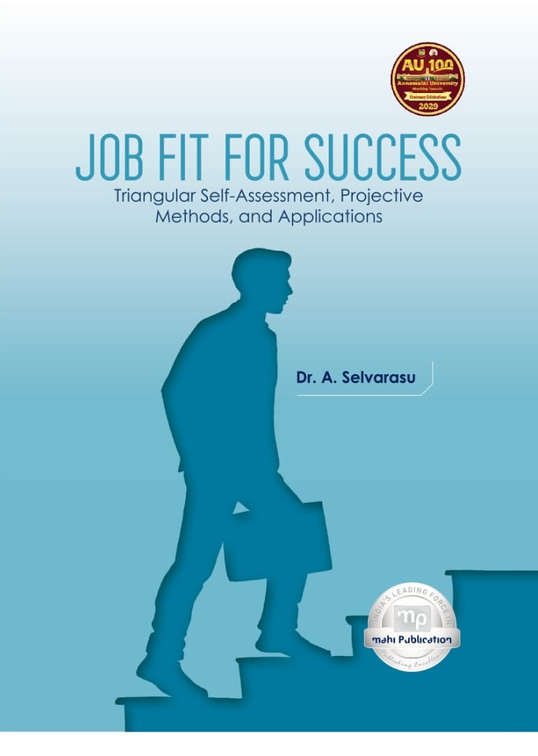 Book cover: Job Fit for Success — Triangular Self-Assessment, Projective Methods, and Applications by Dr. A. Selvarasu